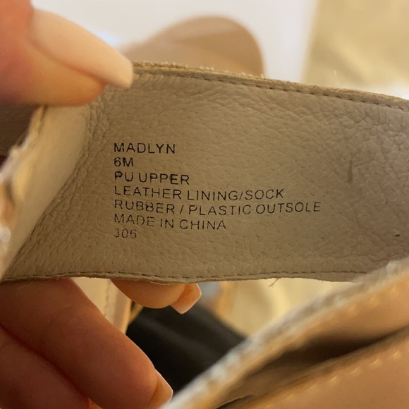 STEVE MADDEN Madlyn Heels, Nude, US Size 6, Leather **Never Worn, Original Box** - Picture 11 of 13